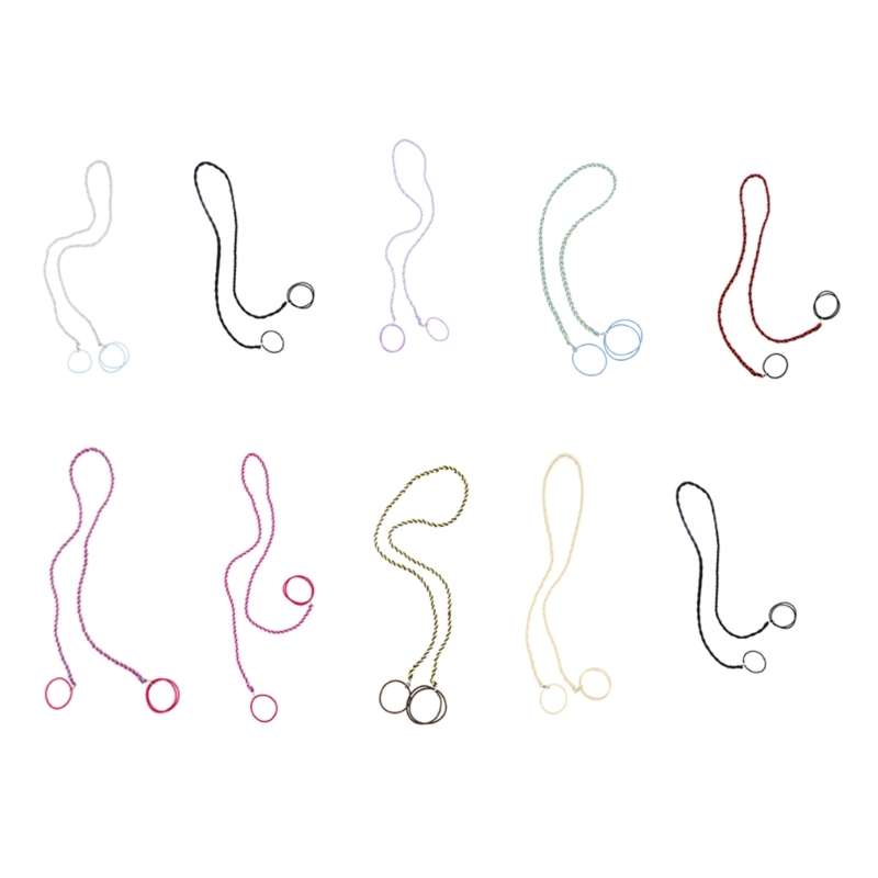 Women Accessories Description - Long Braid Hair Accessory with Elastic