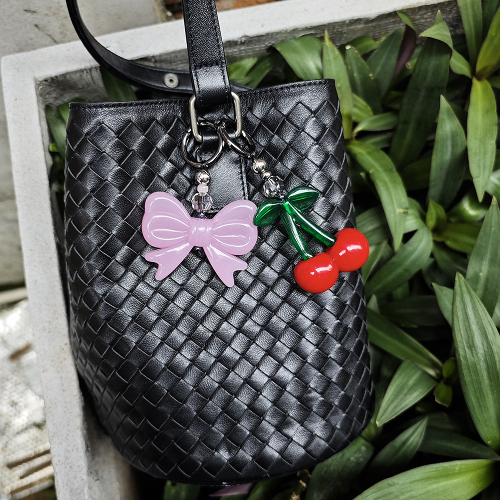 Women'S Y2K Accessories - HERLOOK Big Cherry Bag Charm Keychain