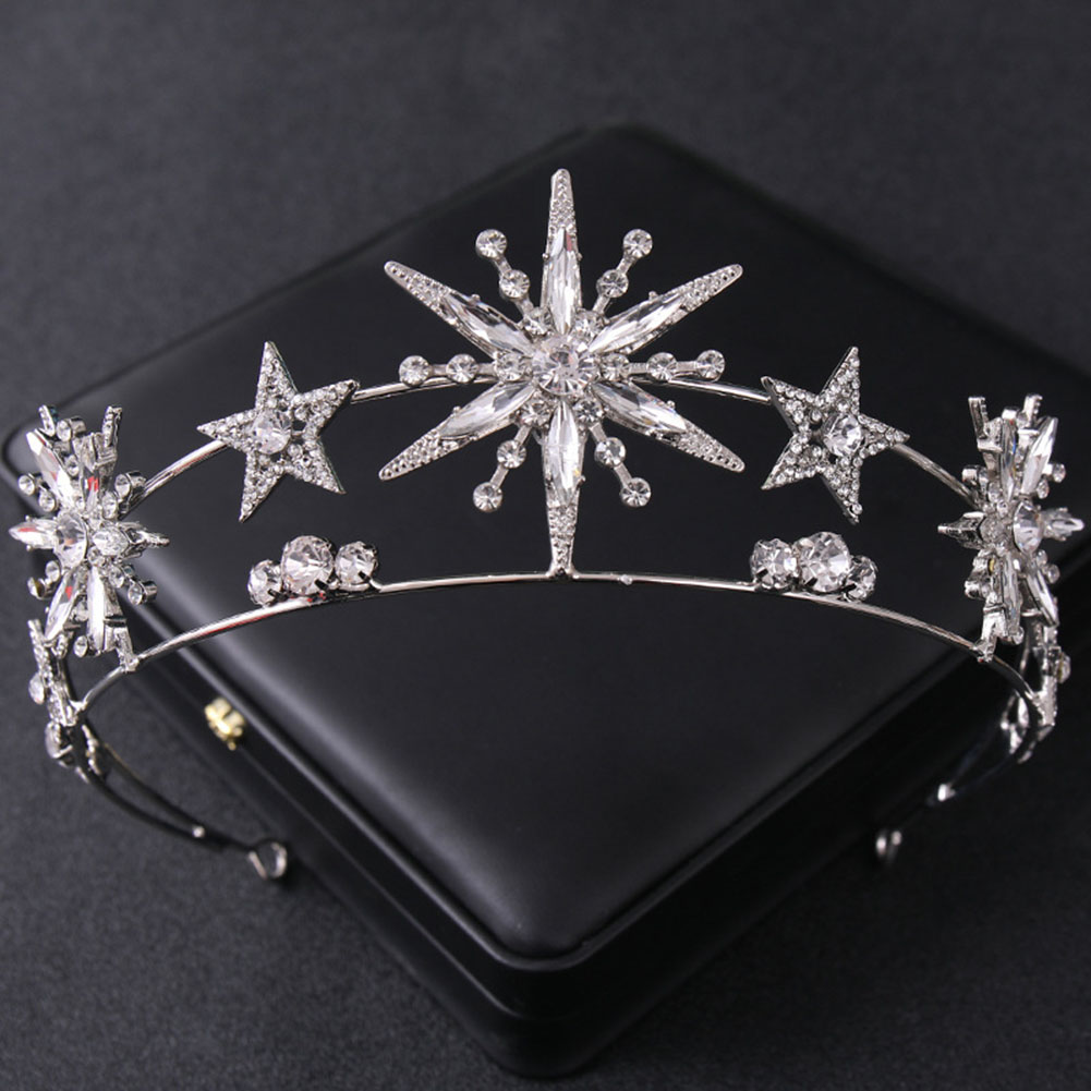 Star Shapedcrown Sparkling Rhi - огляд і ціна Women'S Hair Accessories Wedding