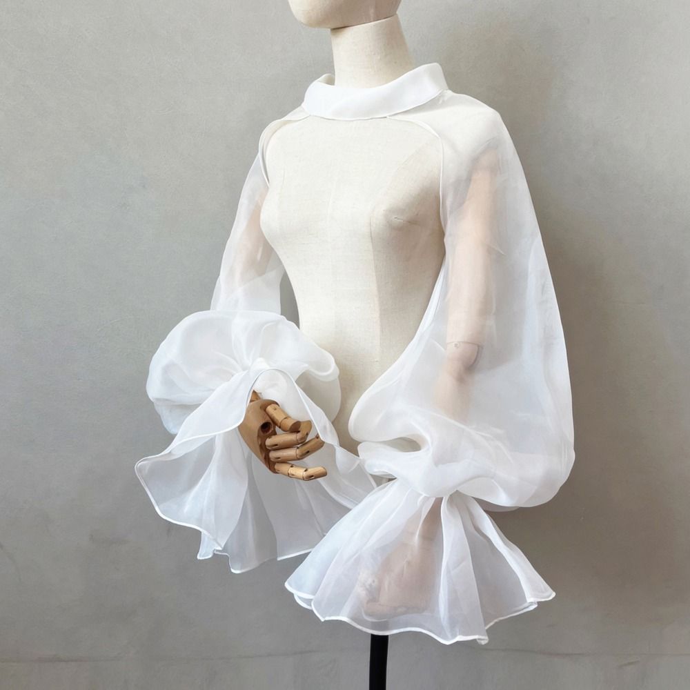 Puffy Bridal Sleeves Long Slee - огляд і ціна Women'S Accessories For Neck