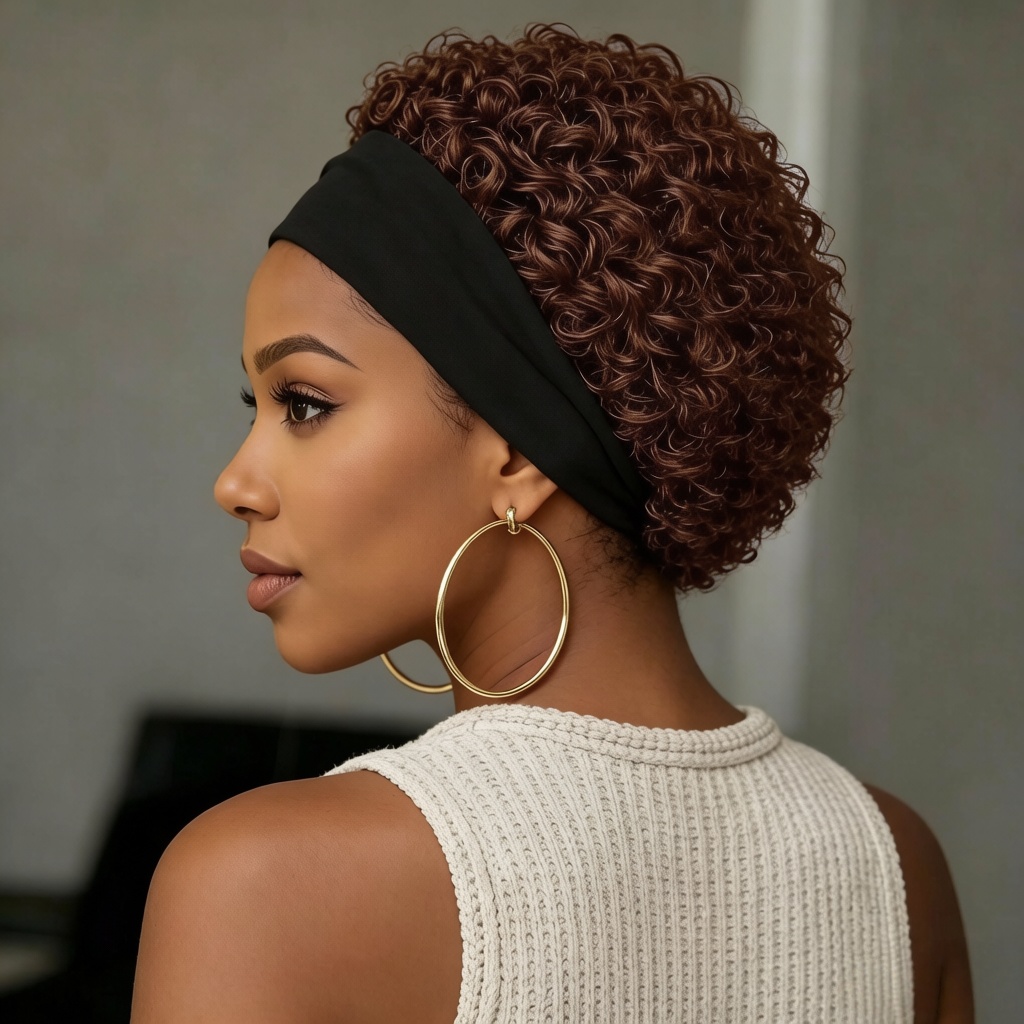 Short Curly Human Hair Wig Wit - огляд і ціна Women Accessories India
