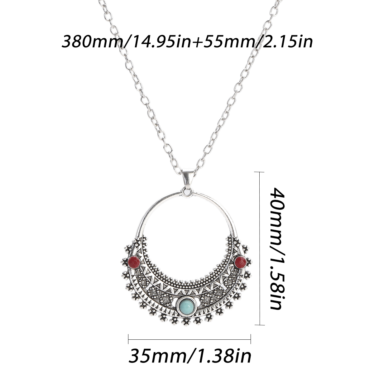 Boho Silver Color Necklace Set - огляд і ціна Women Accessories India