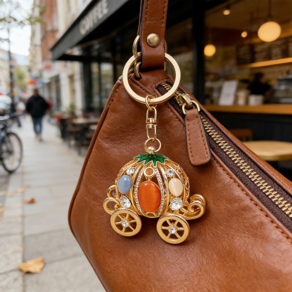 Pumpkin Carriage Keychain Fair - огляд і ціна Women'S Accessories Coach