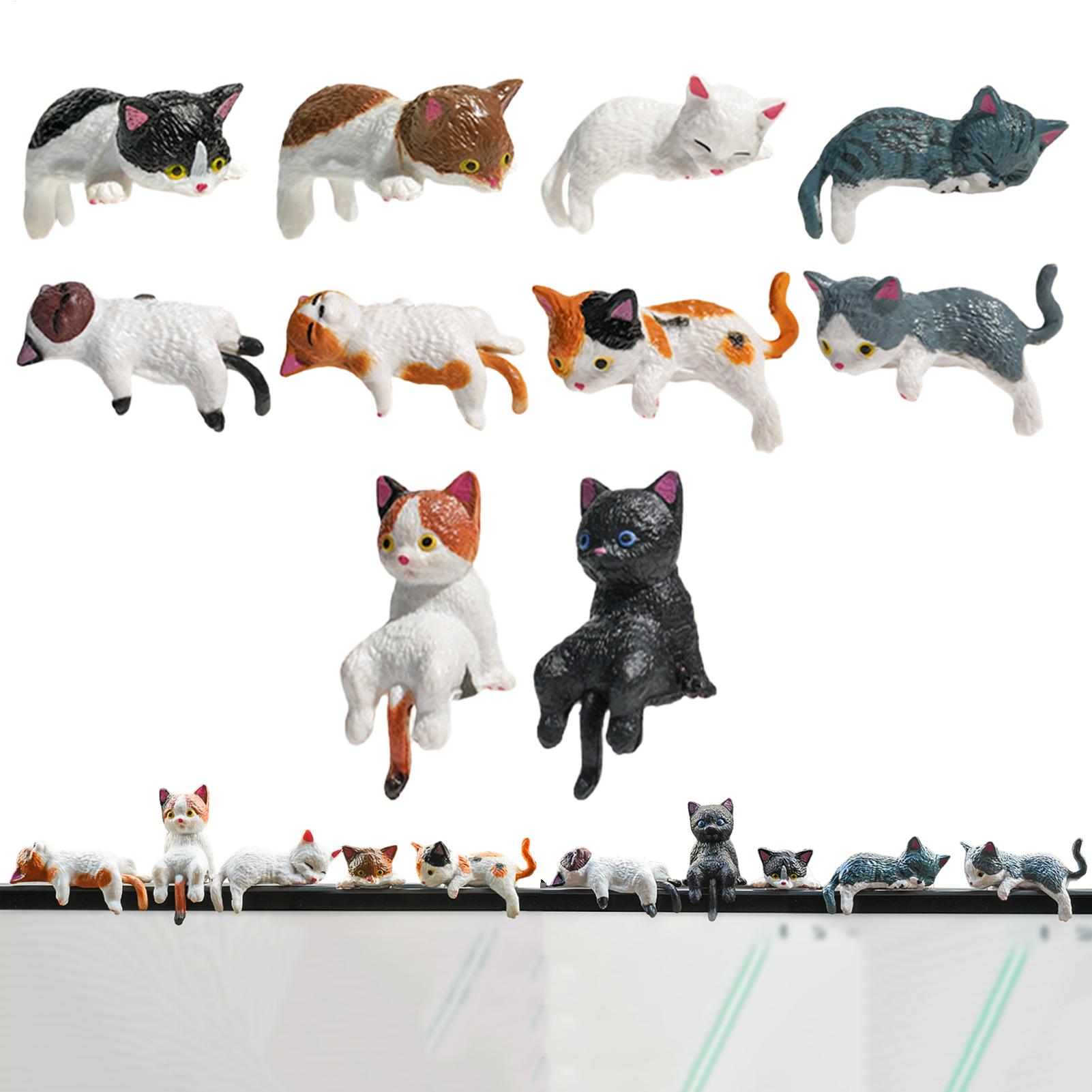 10pcs Cute Mini Cat Ornament C - огляд і ціна Women Accessories India
