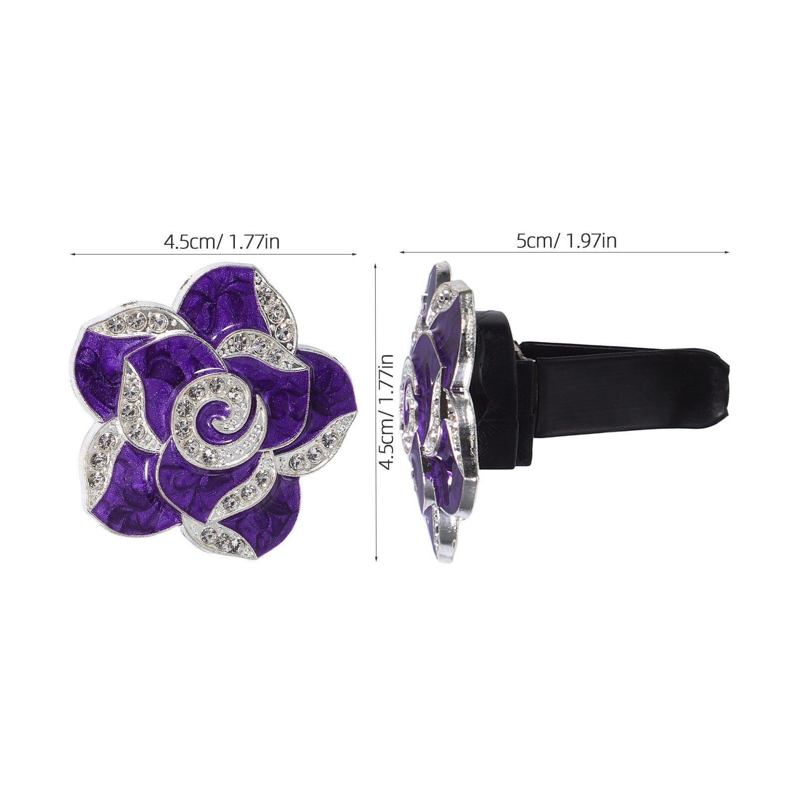 4Pcs Car Air Vent Clips Flower - огляд і ціна Women Accessories Outlet