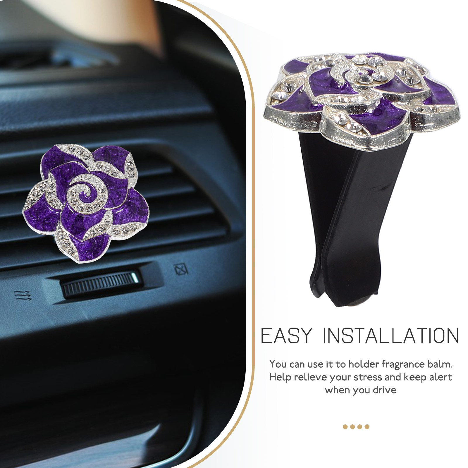 4Pcs Car Air Vent Clips Flower - огляд і ціна Women Accessories Outlet