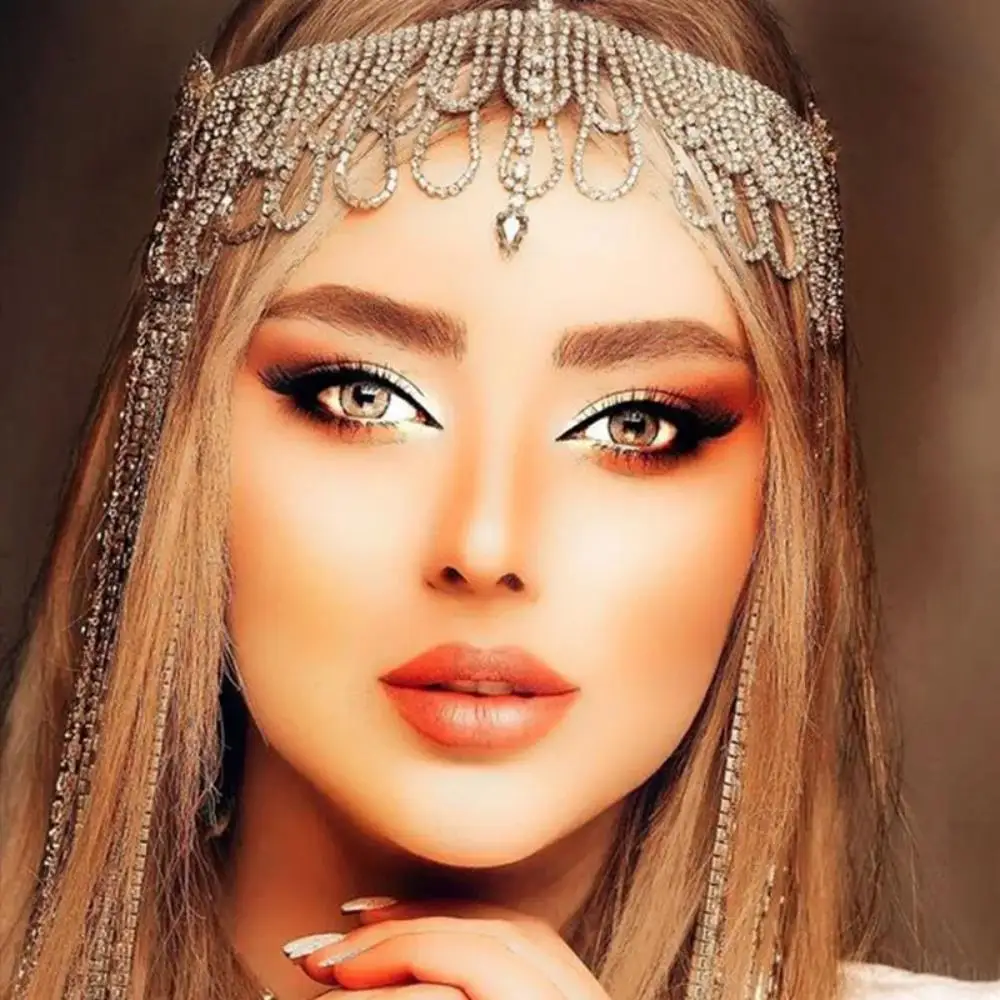 Multilayer Rhinestone Fringe H - огляд і ціна Women Accessories India