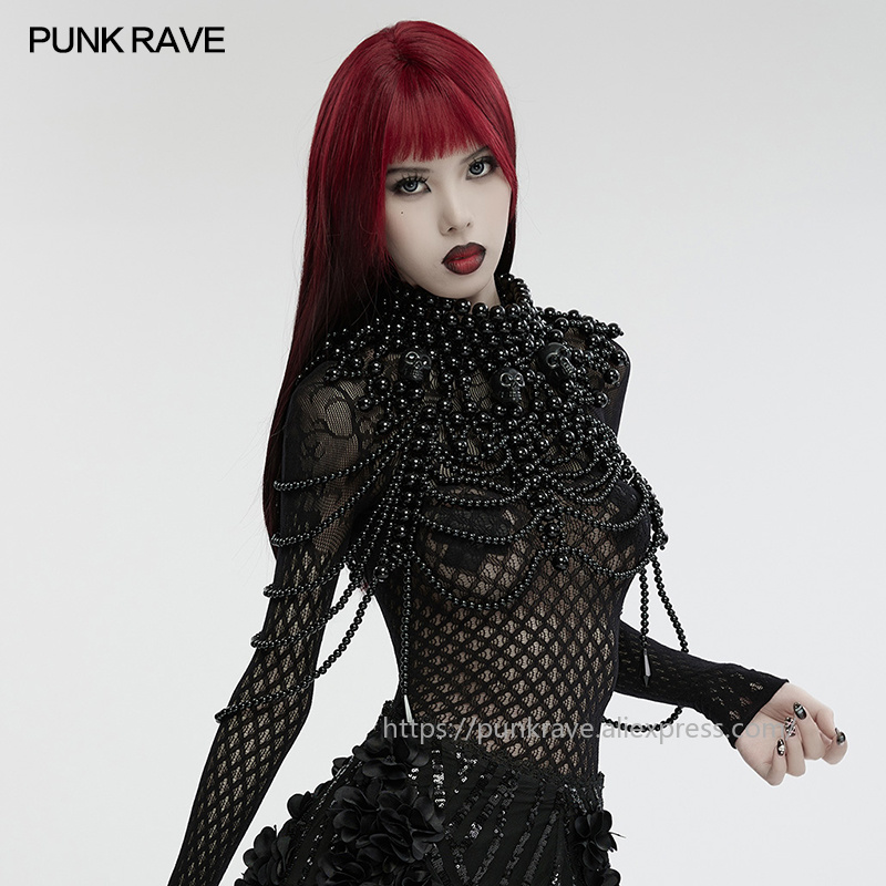 PUNK RAVE Women's Gothic Skull - огляд і ціна Women'S Accessories For Neck