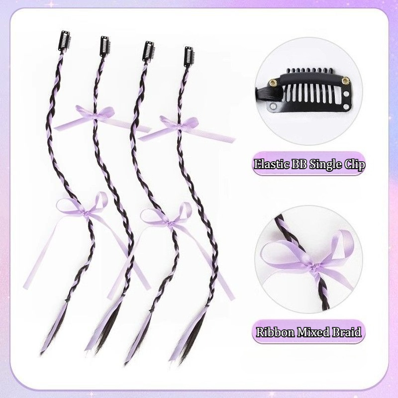 2/4PCS Ribbon Bow Boxing Braid - огляд і ціна Women'S Y2K Accessories