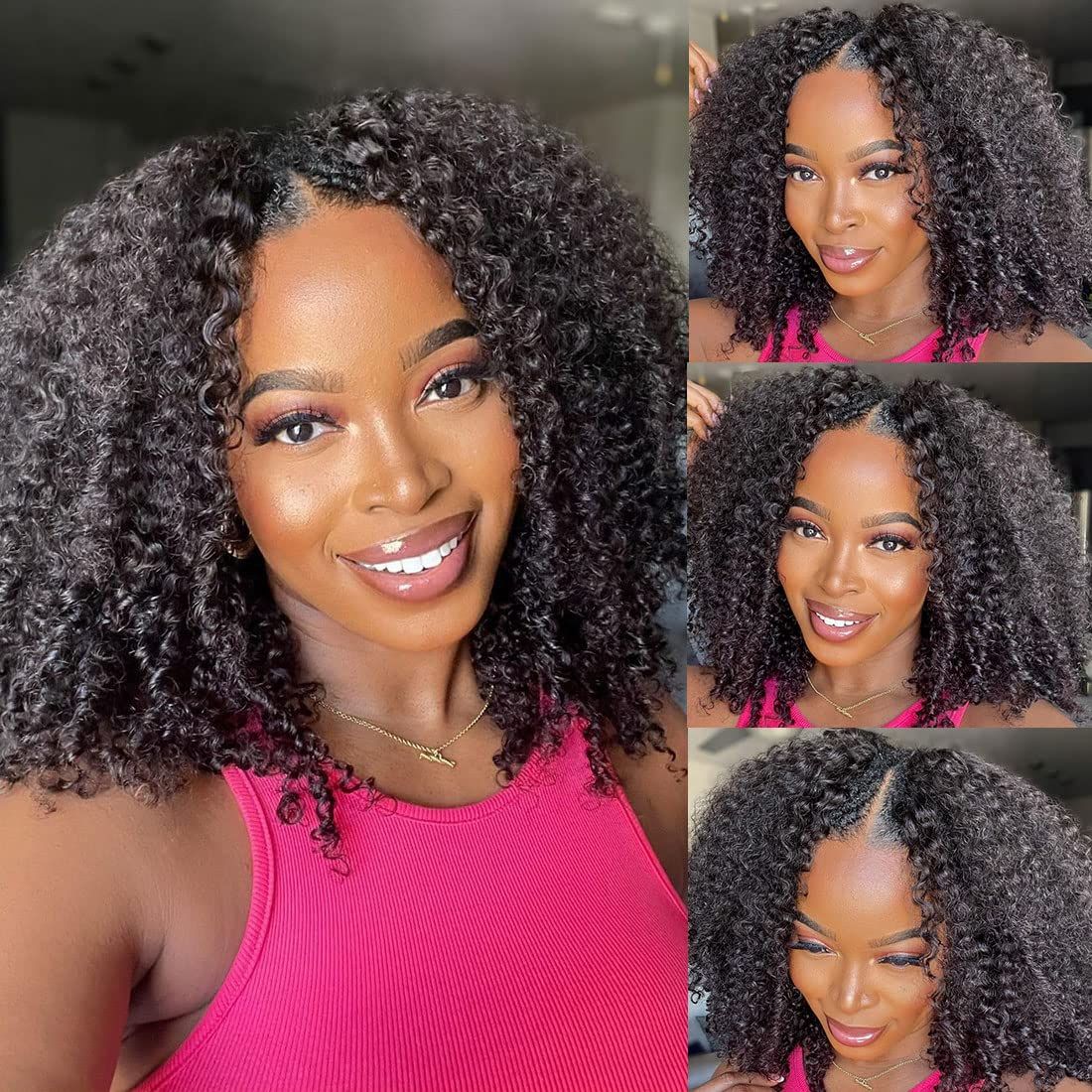 Afro Kinky Curly V Part Machin - огляд і ціна Women Accessories India