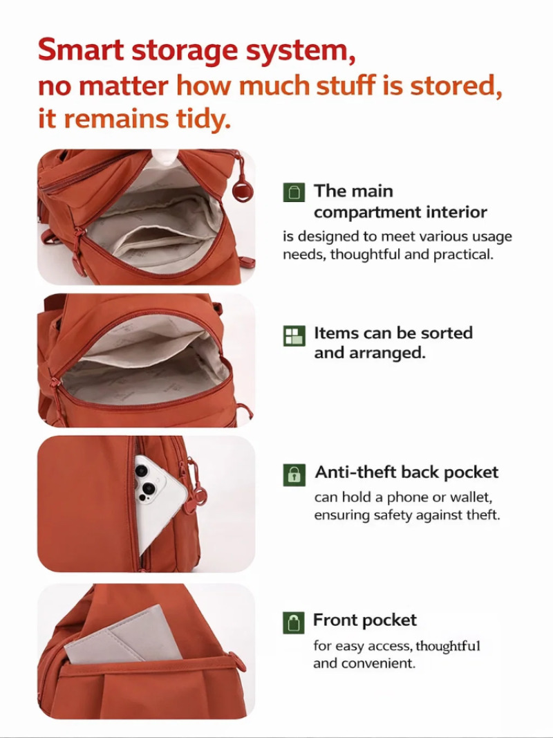 Women's Lightweight Mini Backp - огляд і ціна Women Accessories Pouch