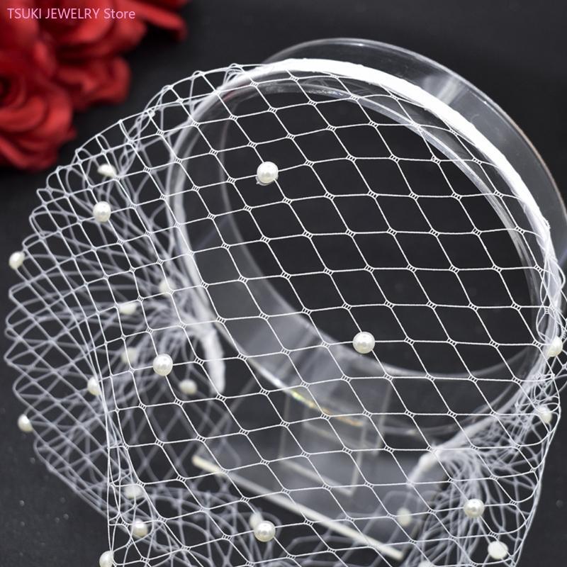 62KE Mesh Forehead Pearl Veil  - огляд і ціна Women Accessories Description